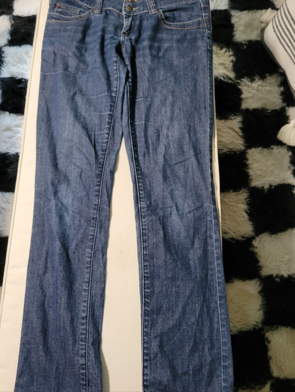 Esprit Women's Flare Jeans in Dark Blue Denim - 8